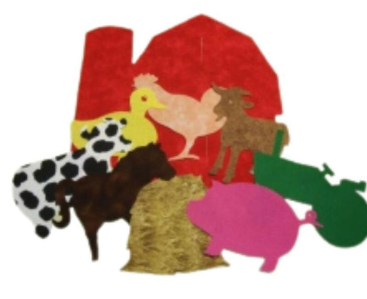 KIT - Barnyard Set of 9 Laser Cut Appliques (Price: with FUSIBLE )