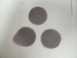 Christmas Holly Berries  Set of 3 Die Cut Appliques (Size: 1/2", Color: Gray  )