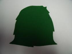 Haystack Laser Cut Appliques (Size: 4"W, Color: Green  )