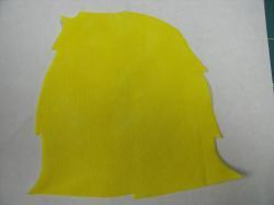 Haystack Laser Cut Appliques (Size: with FUSIBLE - 4"W, Color: Tonal - Yellow)