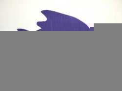 Fish Laser Cut Appliques (Size: 4"W, Color: Purple  , Driection: Facing right)