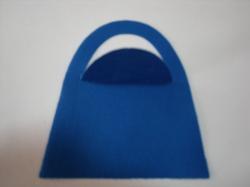 Purse Die Cut Appliques (Size: 4"H, Color: Blue)