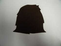 Haystack Laser Cut Appliques (Size: 5"W, Color: Brown  )
