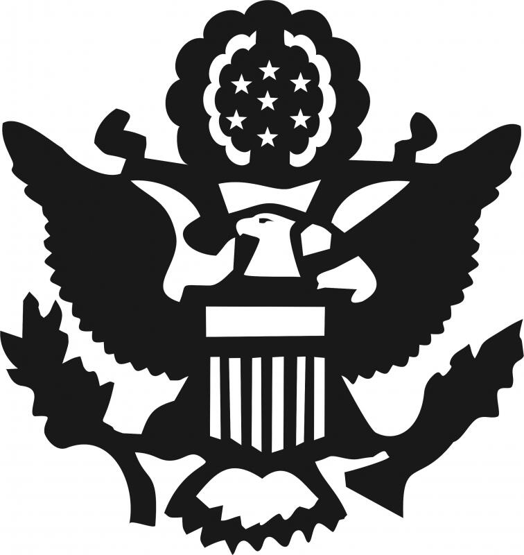 Army Symbol Silhouette Laser Cut Appliques (Size: 10"H)